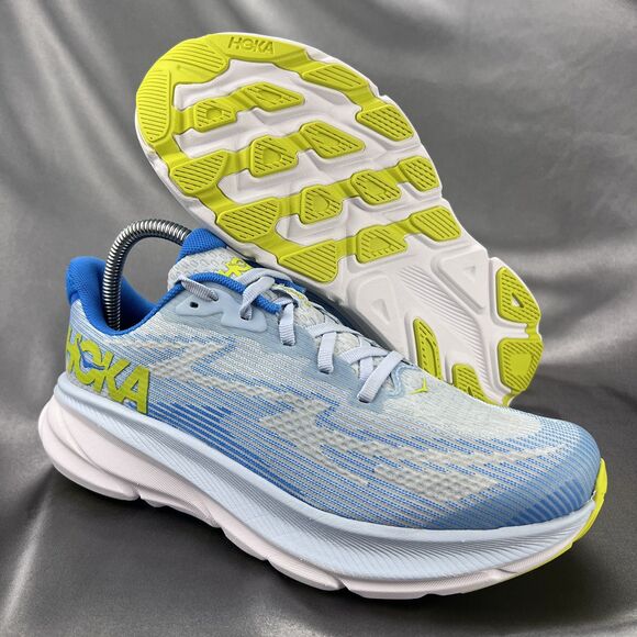 Hoka One Clifton 9 Sneakers Big Kids Sz 7 MD Blue Athletic Running 1131170 IWEP - Picture 1 of 16